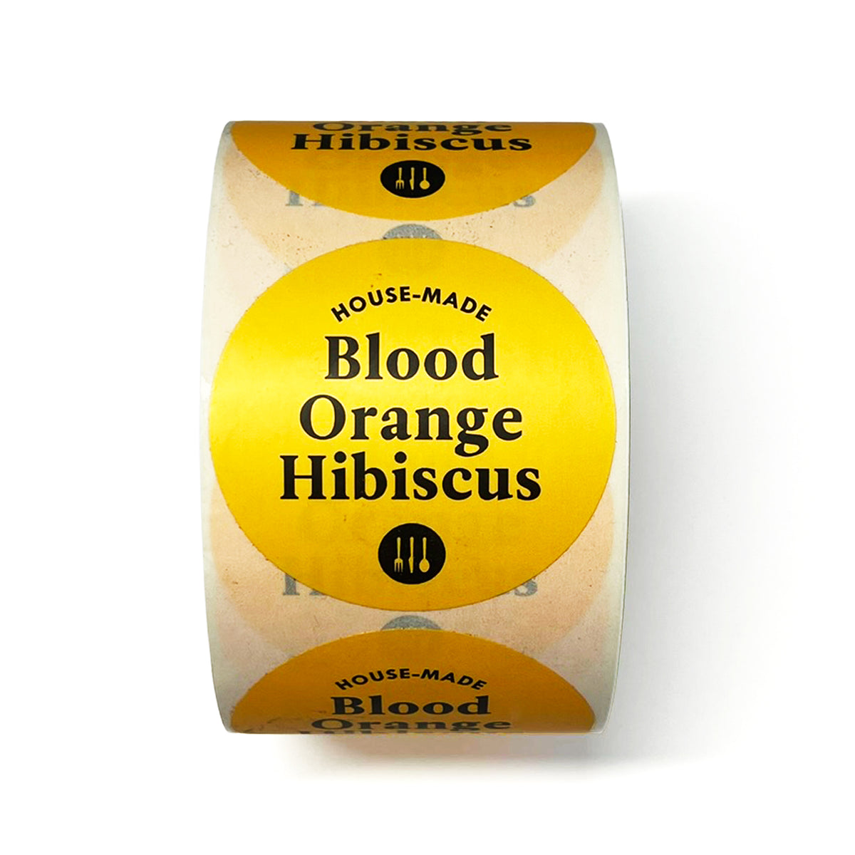 Modern Market Bottle Label - Blood Orange Hibiscus