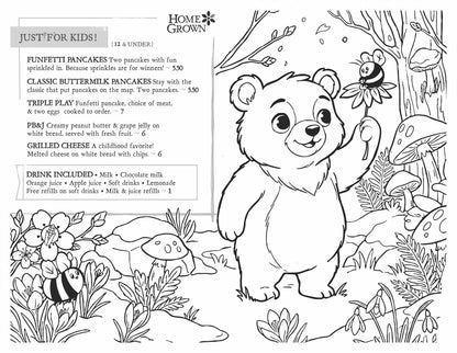 Thrive Homegrown Kids Menu Mailers (Pack of 250)