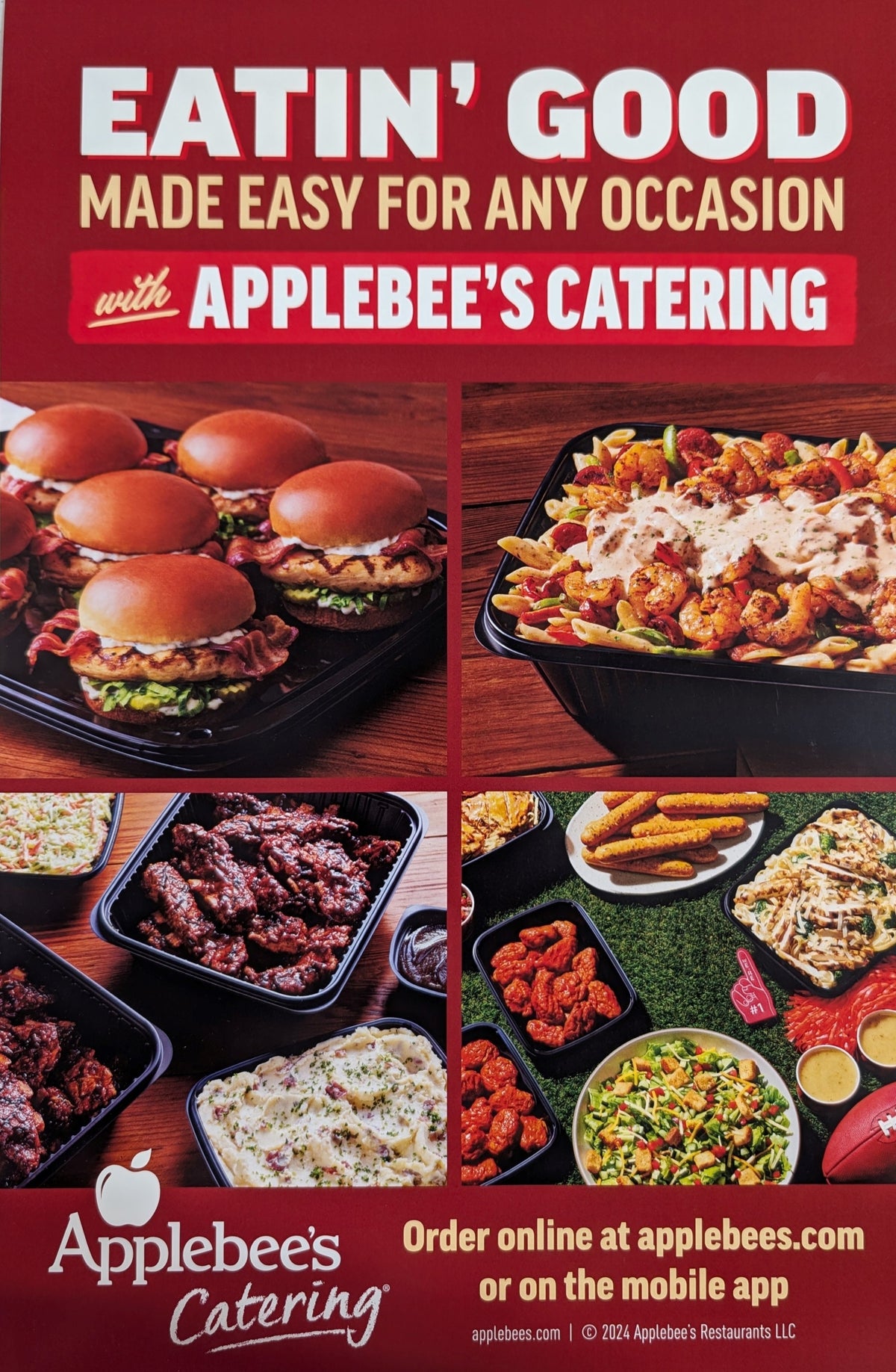 Applebees Catering Poster