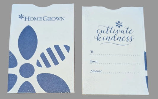 Home Grown Gift Card Sleeve (Bundle of 25)