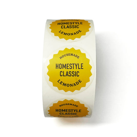 Modern Market Bottle Label - Homestyle Classic Lemonade