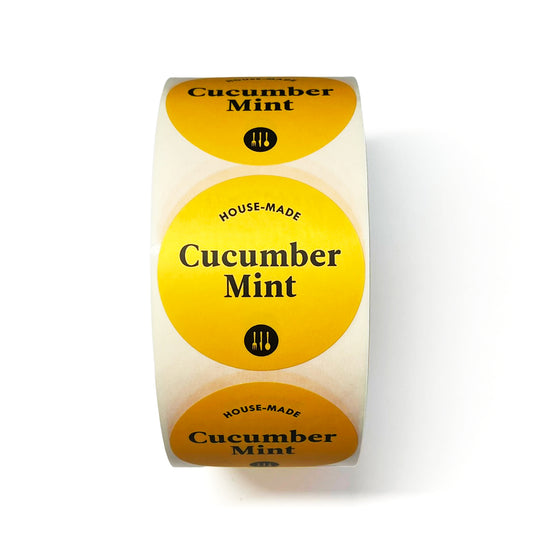 Modern Market Bottle Label- Cucumber Mint