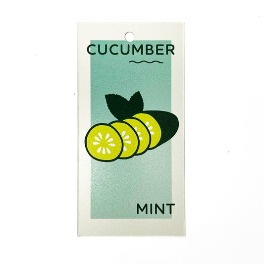 Modern Market Tea Bubbler Tags - Cucumber Mint