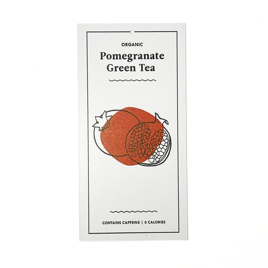 Modern Market Tea Bubbler Tags - Pomegranate Green Tea