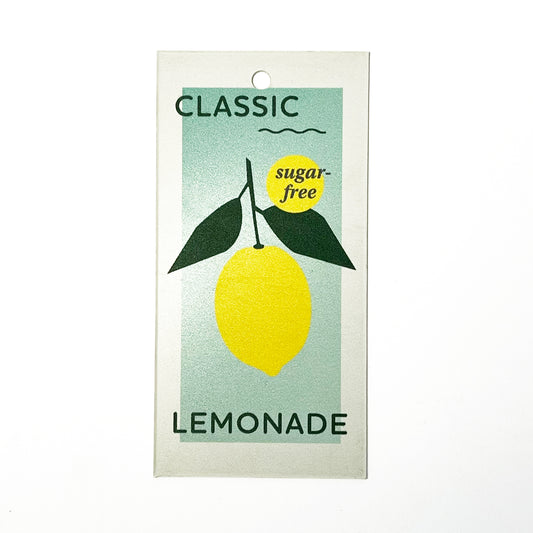 Modern Market Tea Bubbler Tags - Sugar Free Classic Lemonade