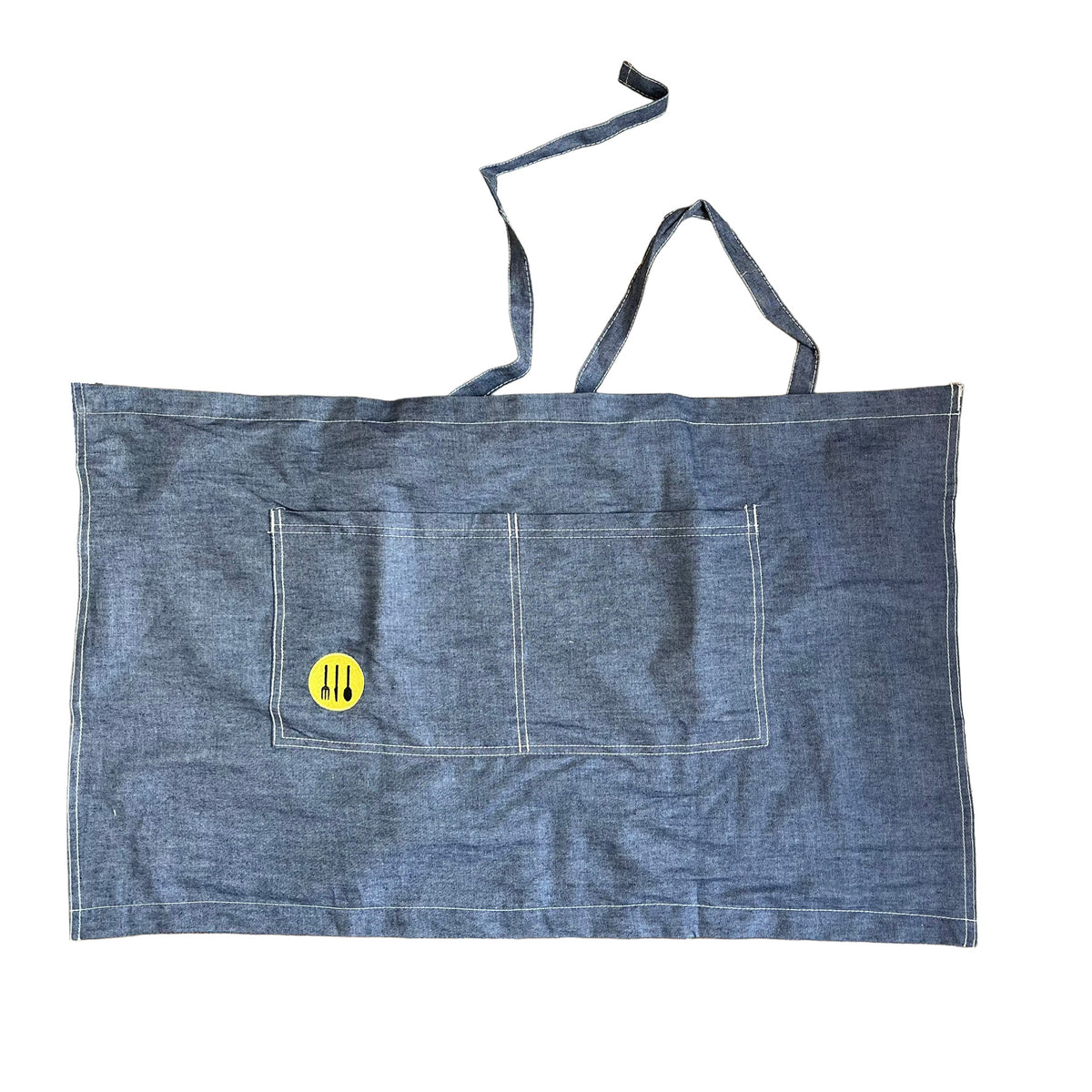 Modern Market Denim Half Apron
