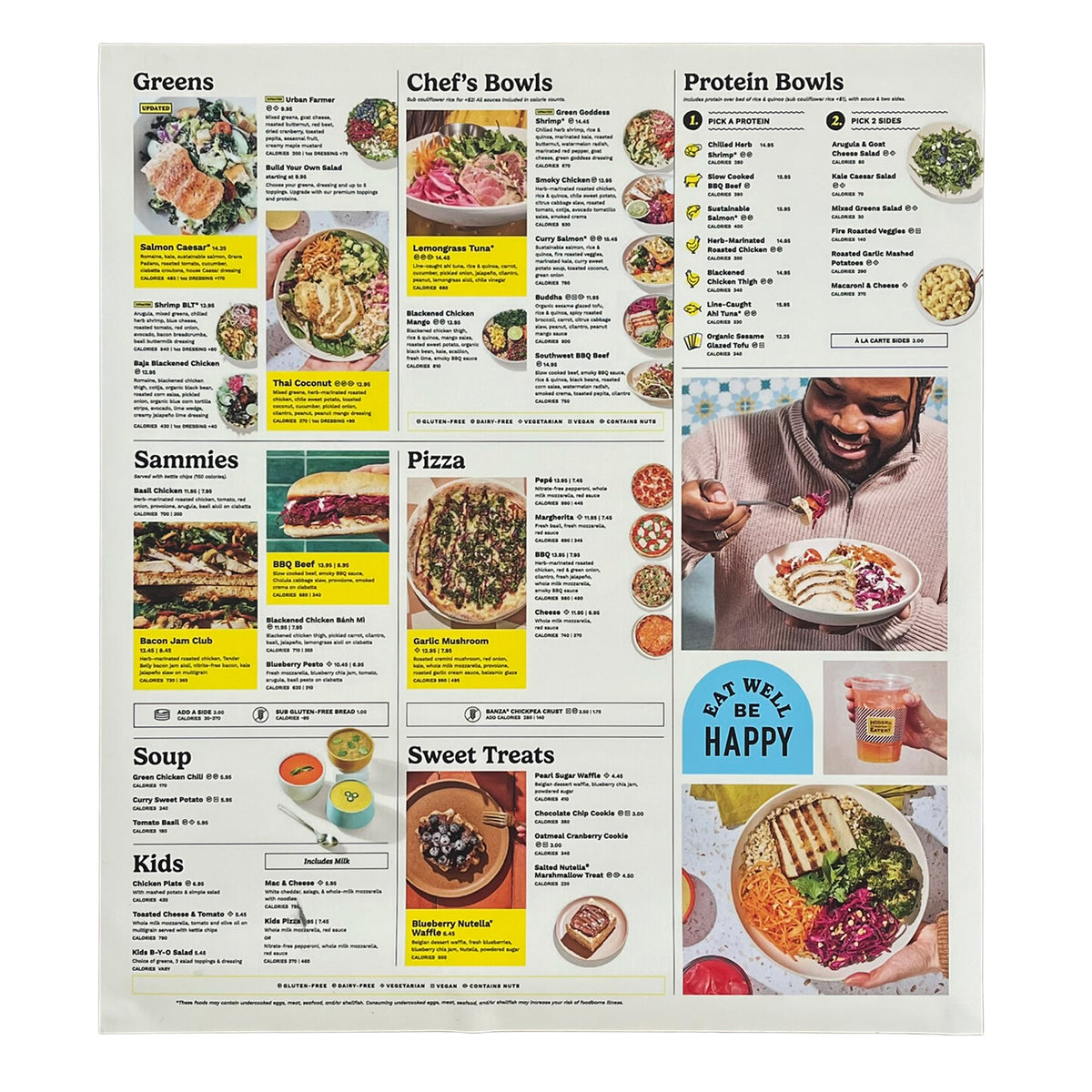 Modern Market MRC Menu