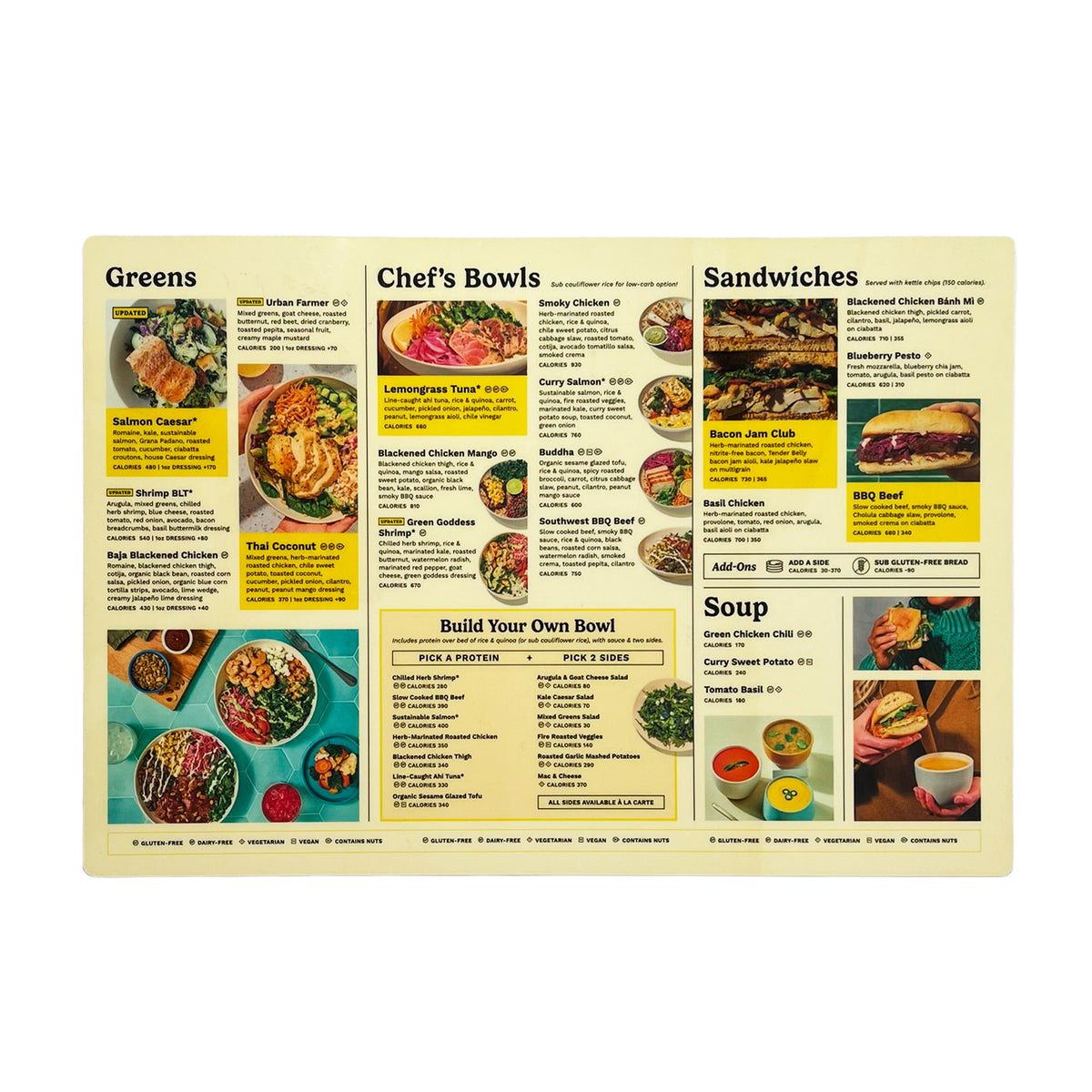 Modern Market Eat Well Be Happy Menu