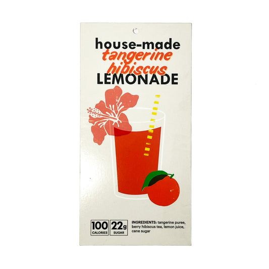 Modern Market Tea Bubbler Tags - Tangerine Hibiscus