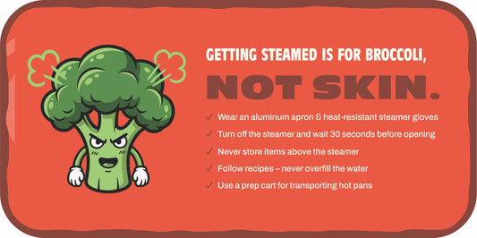 Thrive Steam Warning Stickers